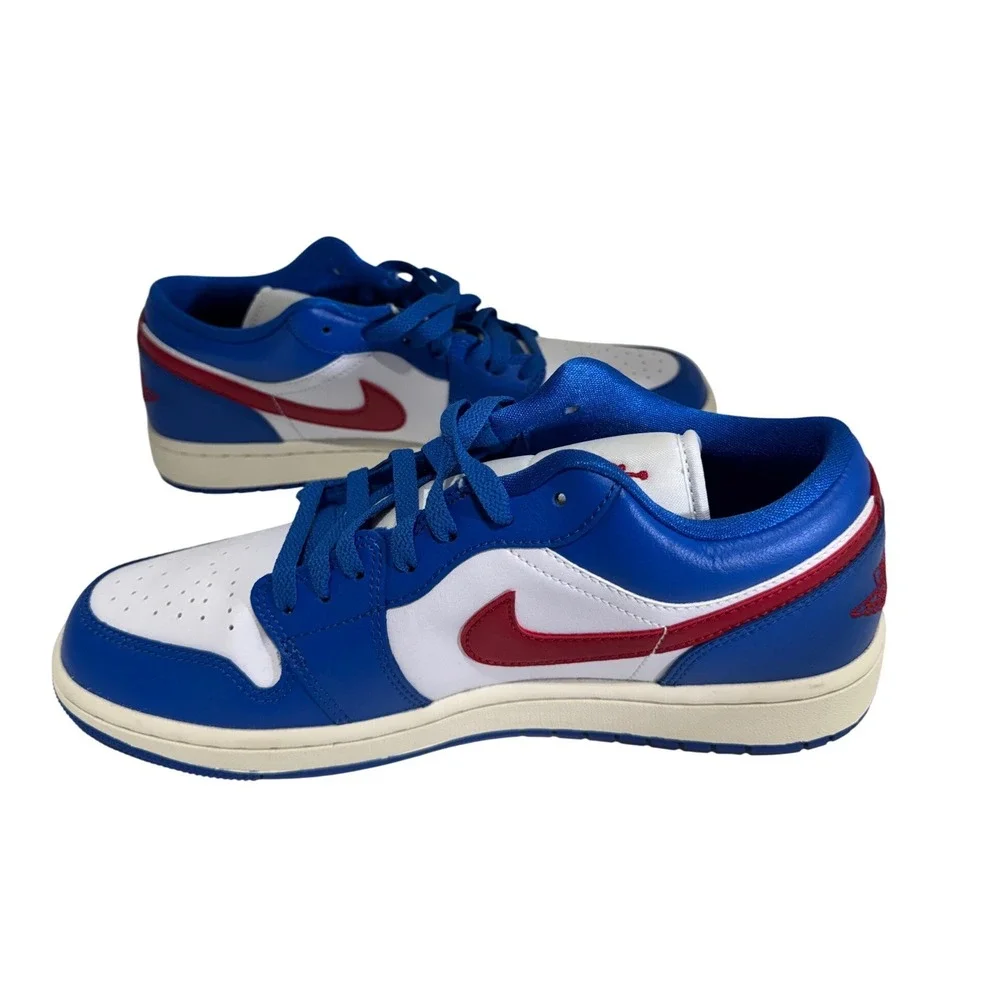 Nike‎ Air Jordan 1 Low Game Royal Sail Gym Red Mens Size 10 DC0774-416